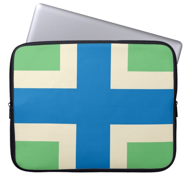 Funda Para Portátil Bandera de Gloucestershire (condado británico) (Frente)