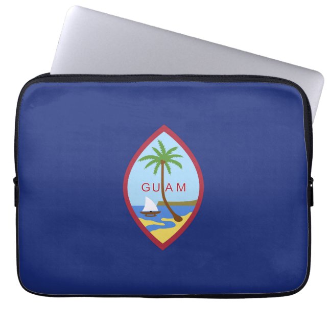 Funda Para Portátil Bandera de Guam (Frente)