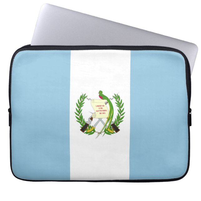 Funda Para Portátil Bandera de Guatemala (Frente)