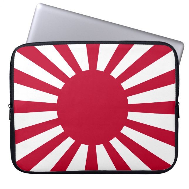 Funda Para Portátil Bandera de guerra imperial de Japón (Frente)