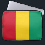 Funda Para Portátil Bandera de Guinea<br><div class="desc">¡Un regalo ideal para todos los patriotas de su país!</div>