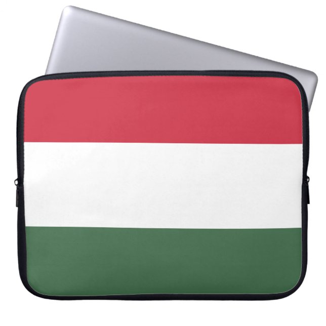 Funda Para Portátil Bandera de Hungría (Frente)
