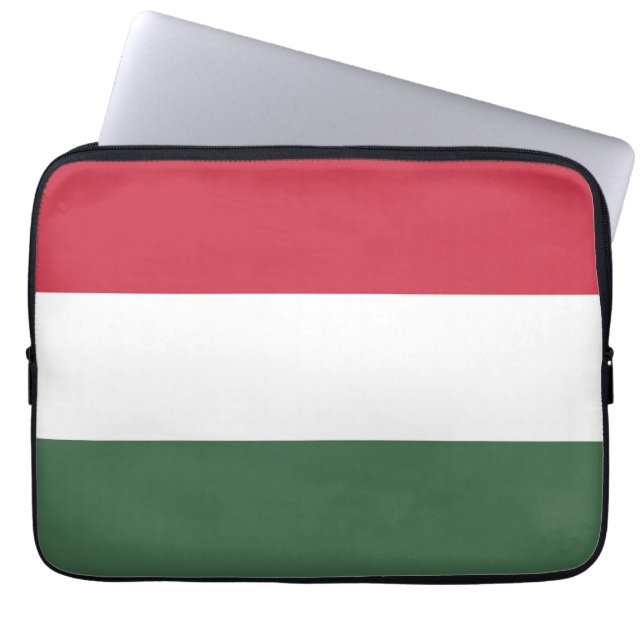 Funda Para Portátil Bandera de Hungría (Frente)