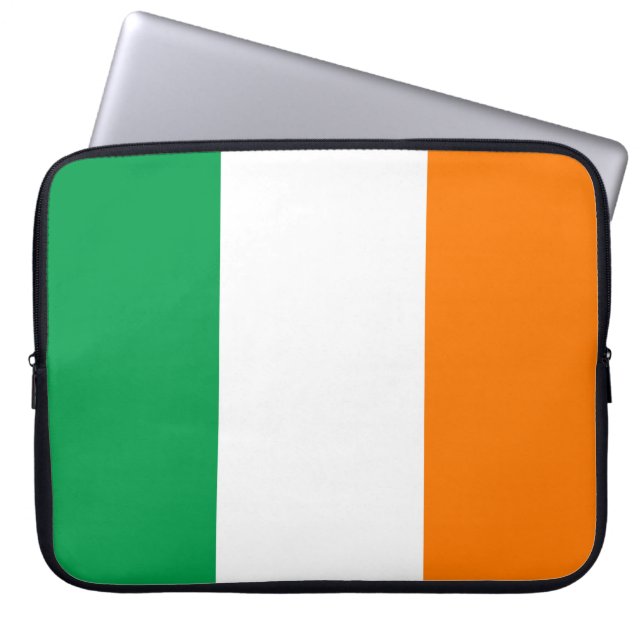 Funda Para Portátil Bandera de Irlanda (Frente)