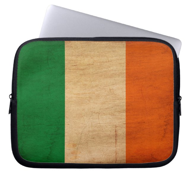 Funda Para Portátil Bandera de Irlanda (Frente)