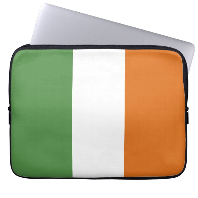 Funda Para Portátil Bandera de Irlanda (Frente)