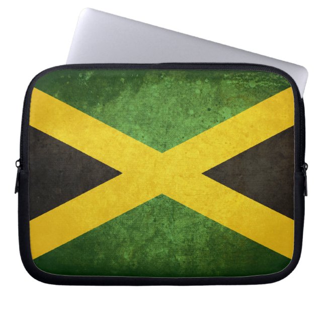 Funda Para Portátil Bandera de Jamaica (Frente)