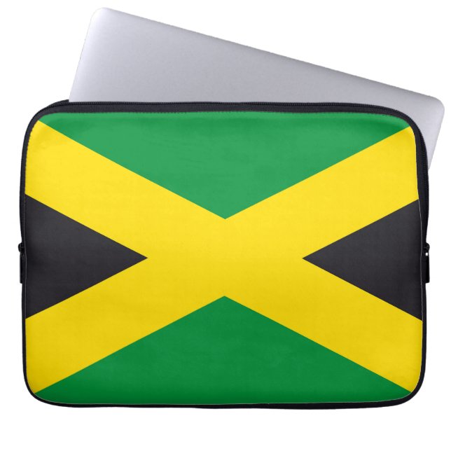 Funda Para Portátil Bandera de Jamaica (Frente)
