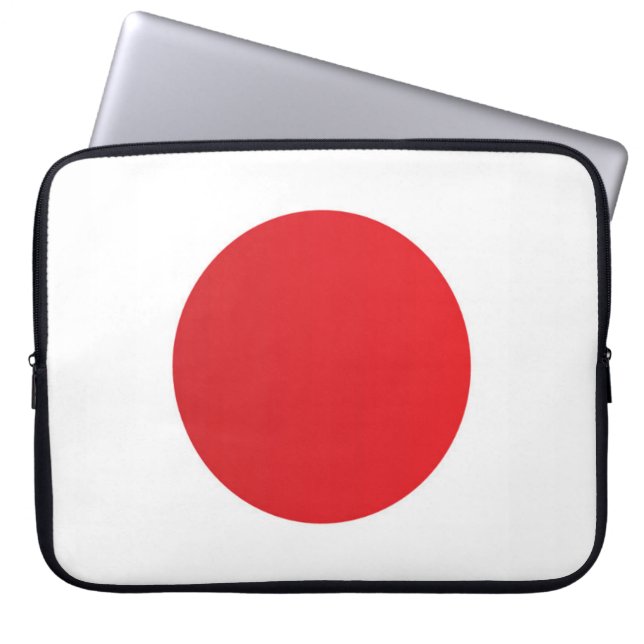 Funda Para Portátil Bandera de Japón (Frente)