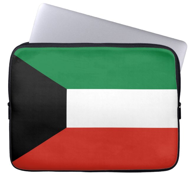 Funda Para Portátil Bandera de Kuwait (Frente)