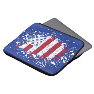 Funda Para Portátil Bandera de la Paz Estadounidense 1776 National