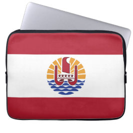 Funda Para Portátil Bandera de la Polinesia Francesa