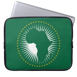 Funda Para Portátil Bandera de la Unión Africana (África) (Panafrica)