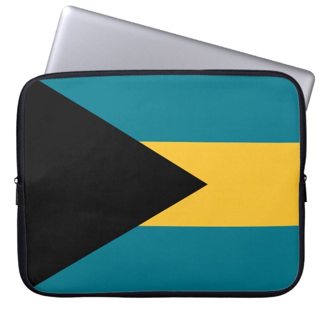 Funda Para Portátil Bandera de las Bahamas (Frente)