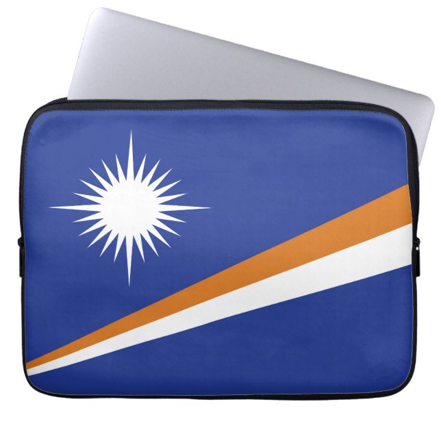 Funda Para Portátil Bandera de las Islas Marshall (Frente)