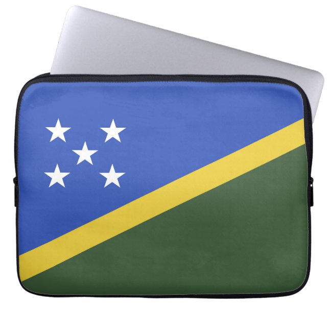 Funda Para Portátil Bandera de las Islas Salomón (Frente)