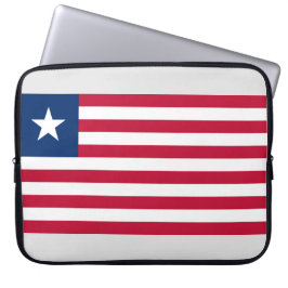 Funda Para Portátil Bandera de Liberia (Liberia)