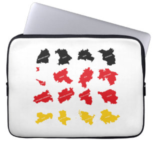 Funda Para Portátil Bandera de los Estados alemanes