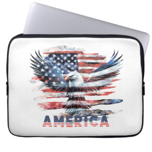 Funda Para Portátil Bandera de los Estados Unidos. América