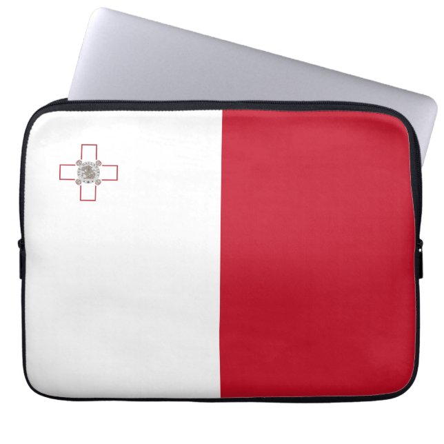 Funda Para Portátil Bandera de Malta (Frente)
