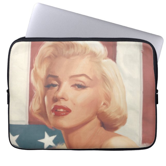 Funda Para Portátil Bandera de Marilyn (Frente)
