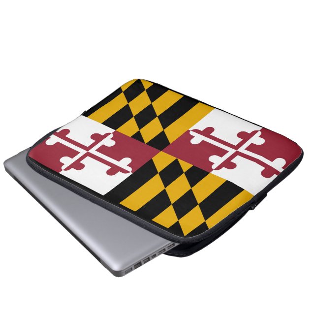 Funda Para Portátil Bandera de Maryland (Inferior anverso)