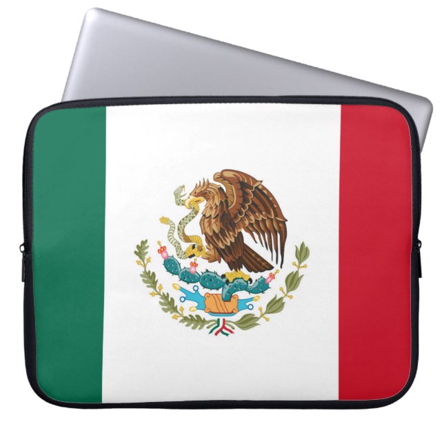 Funda Para Portátil Bandera de México (Frente)