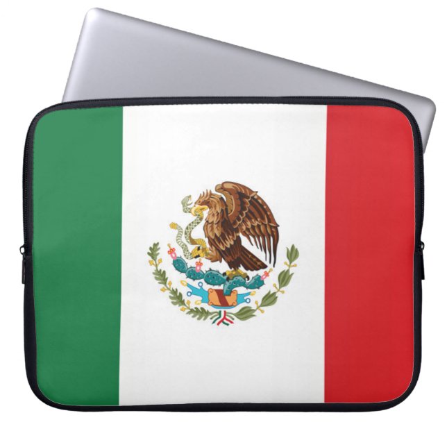 Funda Para Portátil Bandera de México (Frente)