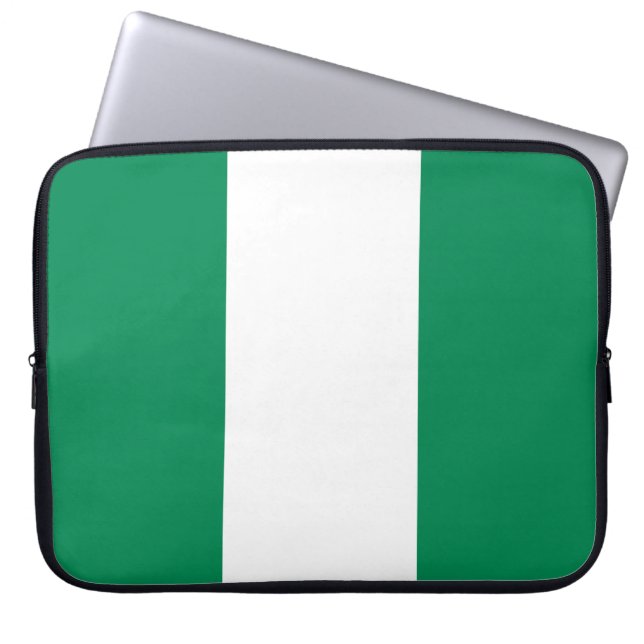 Funda Para Portátil Bandera de Nigeria (Frente)