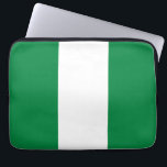Funda Para Portátil Bandera de Nigeria<br><div class="desc">¡Un regalo ideal para todos los patriotas de su país!</div>
