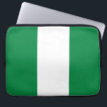 Funda Para Portátil Bandera de Nigeria<br><div class="desc">¡Un regalo ideal para todos los patriotas de su país!</div>