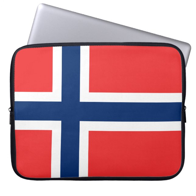 Funda Para Portátil Bandera de Noruega (Frente)