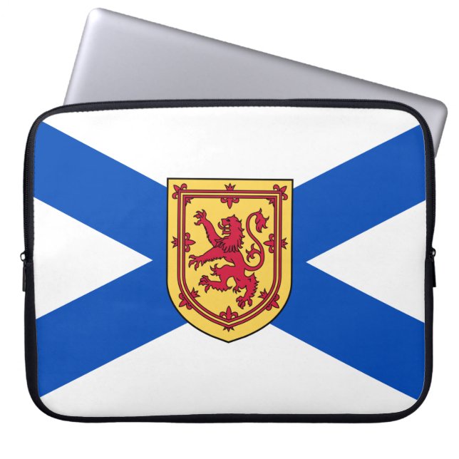Funda Para Portátil Bandera de Nueva Escocia (provincia canadiense) (Frente)