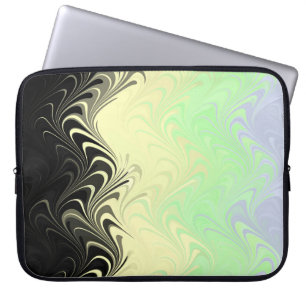 Funda Para Portátil Bandera de orgullo Cassgender abstracta marmoleada
