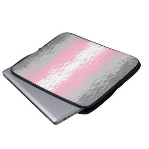 Funda Para Portátil Bandera de orgullo demichica abstracta granulada r