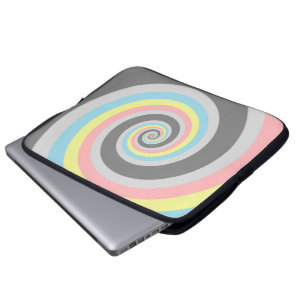 Funda Para Portátil Bandera de orgullo Demiflux espiral abstracto groo