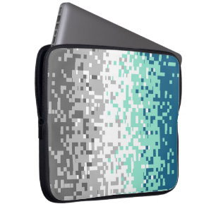 Funda Para Portátil Bandera de orgullo frayromántico abstracto pixelad