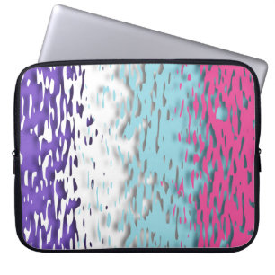 Funda Para Portátil Bandera de orgullo multissexual funky trippy ondul
