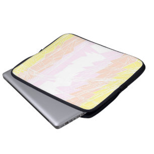 Funda Para Portátil Bandera de Orgullo Pangénero Abstracto Geométrico