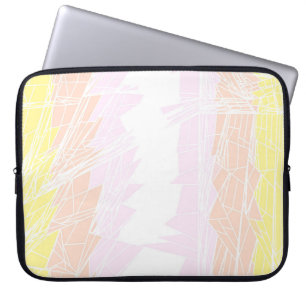 Funda Para Portátil Bandera de Orgullo Pangénero Abstracto Geométrico 
