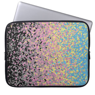 Funda Para Portátil Bandera de orgullo poligénero pixelada funky tripp