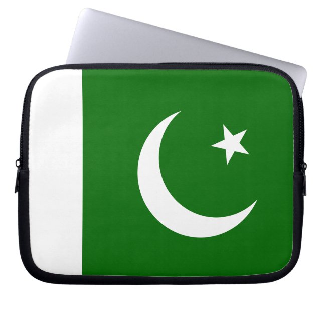 Funda Para Portátil Bandera de Pakistán (Frente)