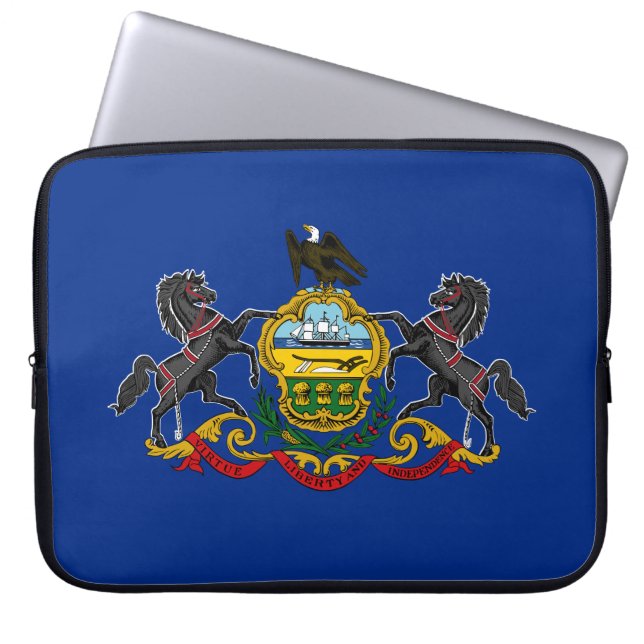 Funda Para Portátil Bandera de Pensilvania (Frente)