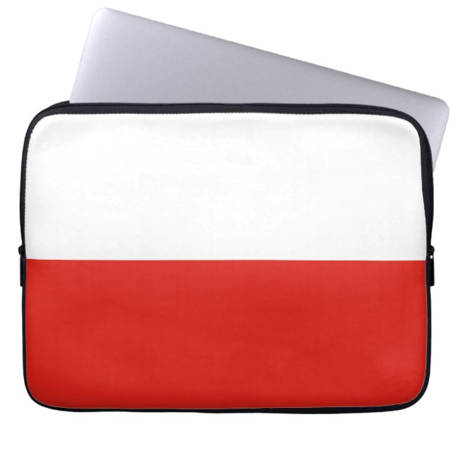 Funda Para Portátil Bandera de Polonia (Frente)