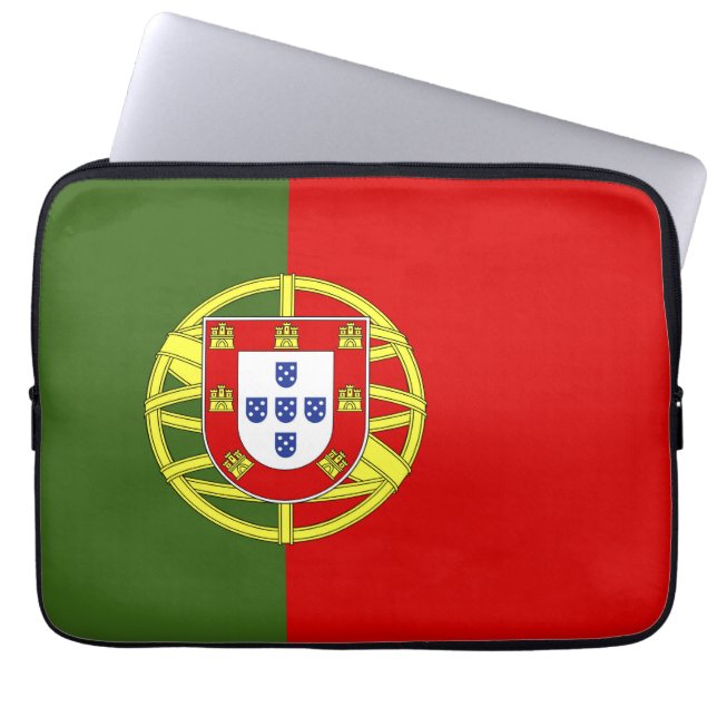 Funda Para Portátil Bandera de Portugal (Frente)