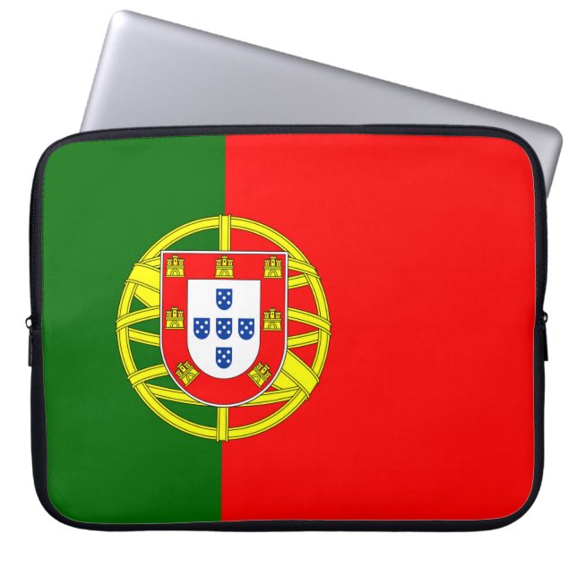 Funda Para Portátil Bandera de Portugal (Frente)