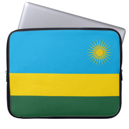 Funda Para Portátil Bandera de Ruanda (Ruanda) (país africano)
