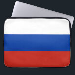 Funda Para Portátil Bandera de Rusia<br><div class="desc">¡Un regalo ideal para todos los patriotas de su país!</div>