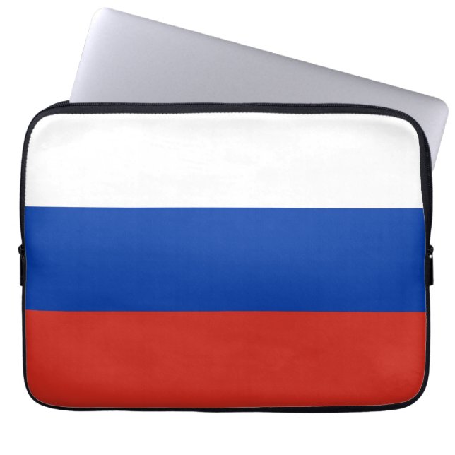 Funda Para Portátil Bandera de Rusia (Frente)