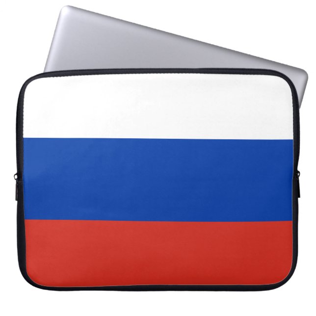 Funda Para Portátil Bandera de Rusia (Frente)